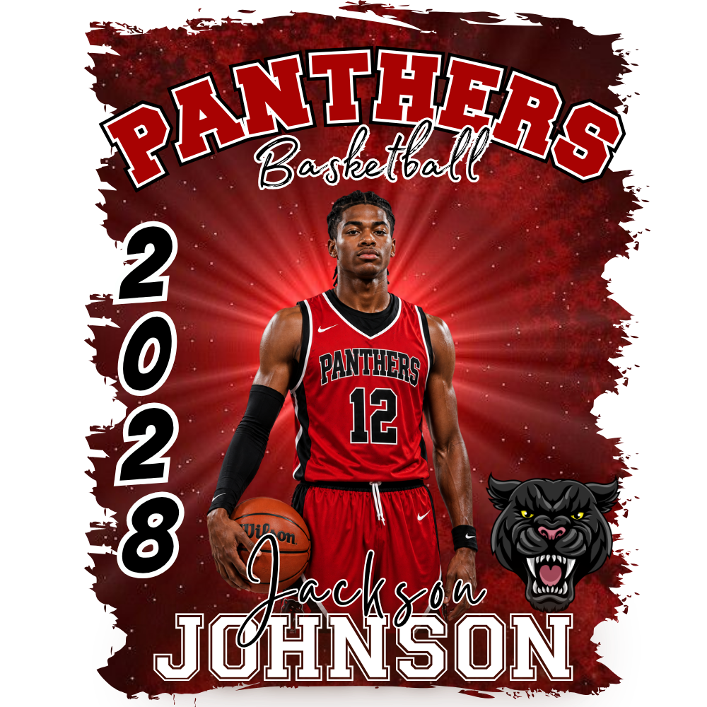 Basketball Fan Custom Player T-shirt