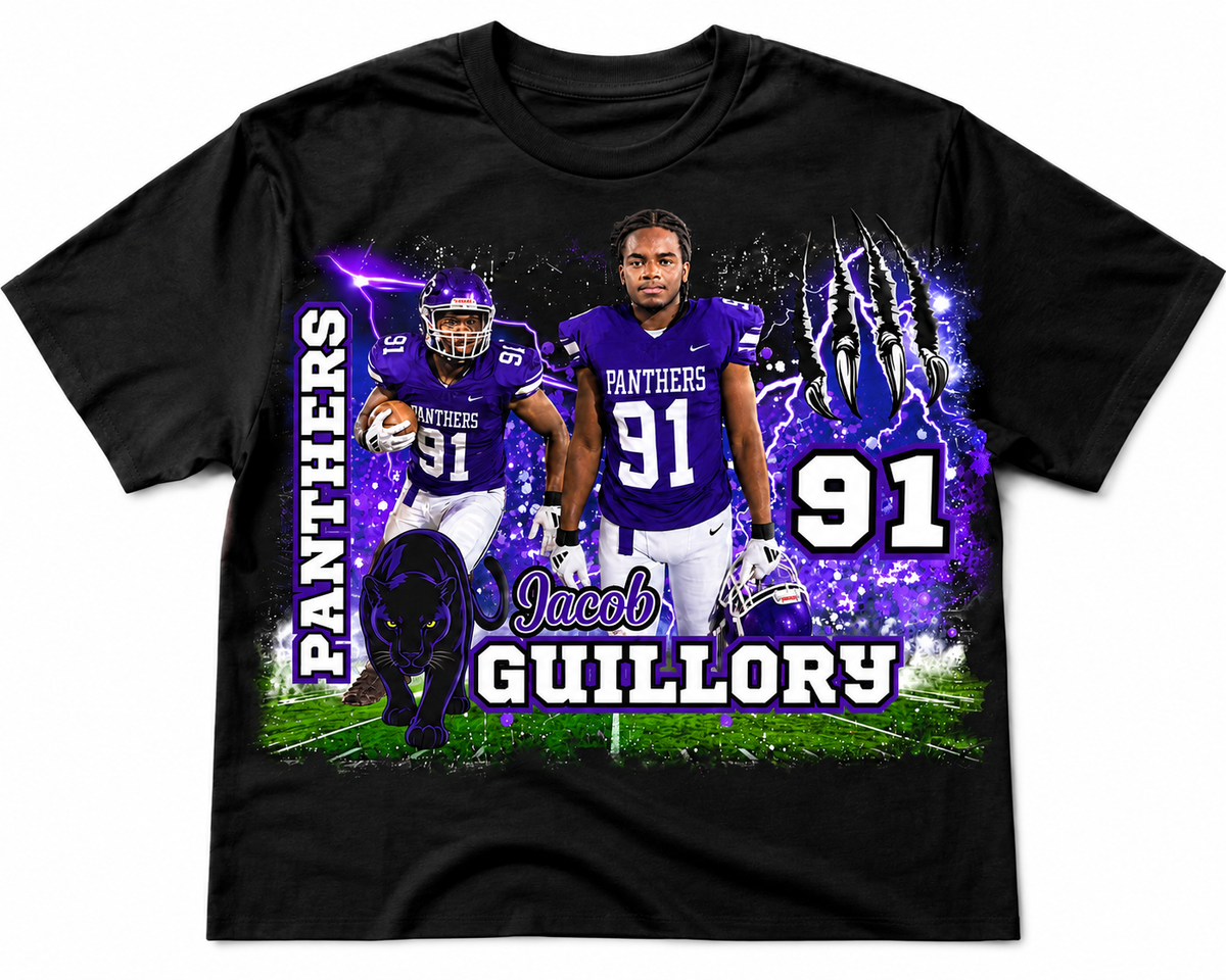 Football Fan Custom Player T-Shirt