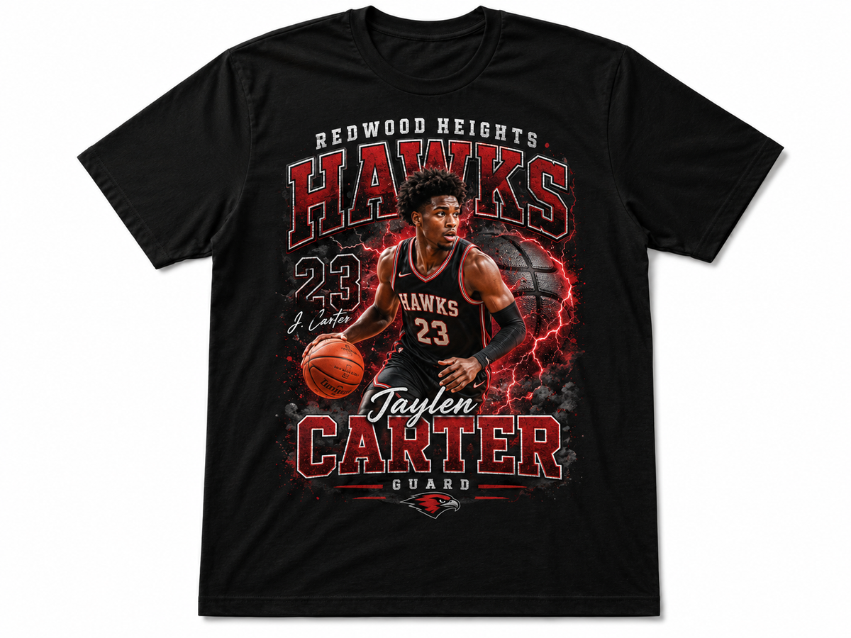 Basketball Fan Custom Player T-shirt